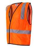 Economy Single Pocket Hook-and-Loop Mesh Vest