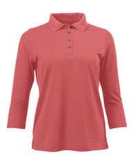 Women's Lady Palm Three-Quarter Sleeve Polo