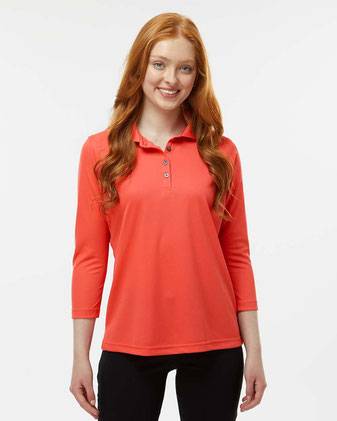 Paragon Women's Lady Palm Three-Quarter Sleeve Polo 120P
