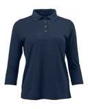 Women's Lady Palm Three-Quarter Sleeve Polo