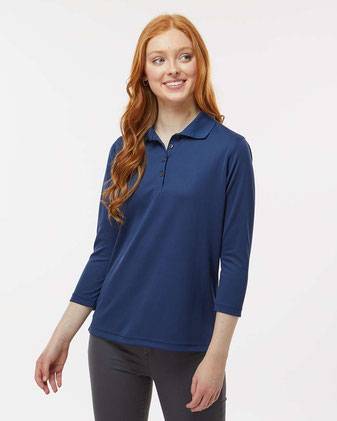 Paragon Women's Lady Palm Three-Quarter Sleeve Polo 120P