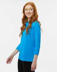 Women's Lady Palm Three-Quarter Sleeve Polo