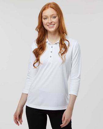 Paragon Women's Lady Palm Three-Quarter Sleeve Polo 120P