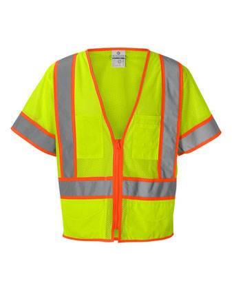 Kishigo Ultra-Cool™ Six-Pocket Mesh Surveyor’s Vest 1242-1243