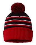 Pom Cuffed Beanie