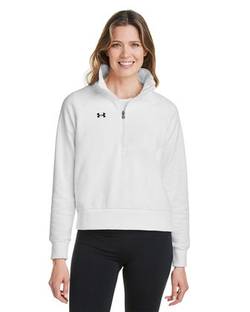 Under Armour Women's Rival Fleece Quarter-Zip Pullover 1379492 Under Armour Women's Rival Fleece Quarter-Zip Pullover 1379492