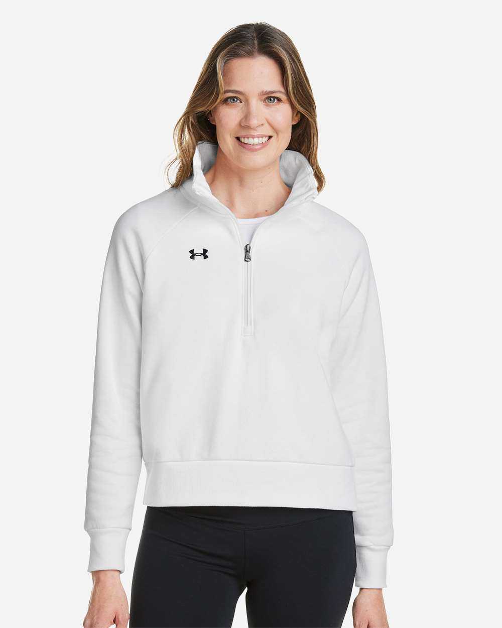 Under Armour Women's Rival Fleece Quarter-Zip Pullover 1379492