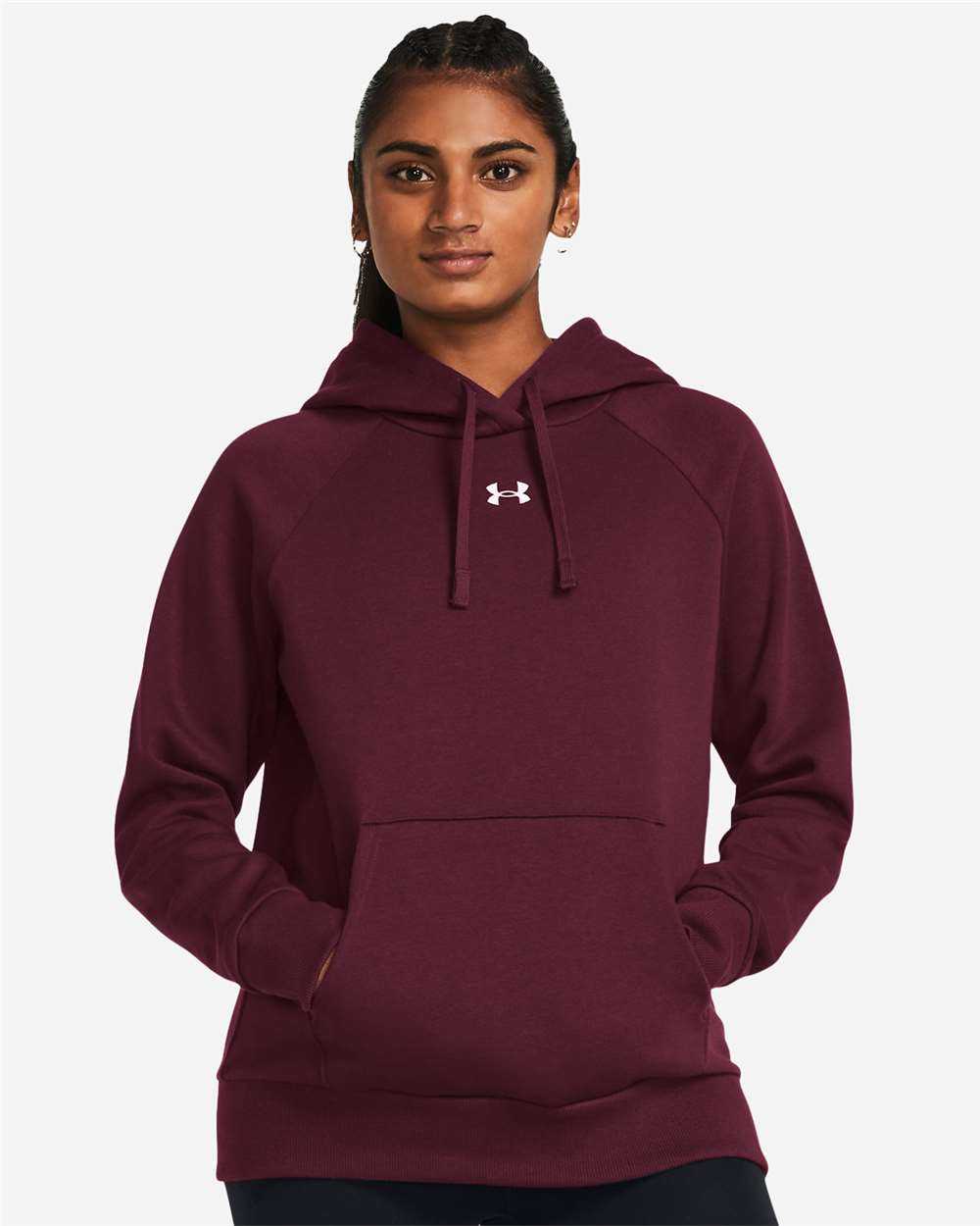 Under Armour Women's Rival Fleece Hooded Sweatshirt 1379500