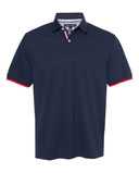 Sanders Tipped Cotton Piqué Polo