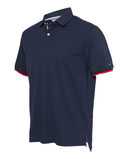 Sanders Tipped Cotton Piqué Polo