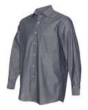 Chambray Spread Flex Collar Shirt