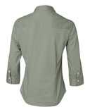 Women's Three-Quarter Sleeve Baby Twill Shirt