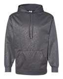 Line Embossed Hooded Sweatshirt