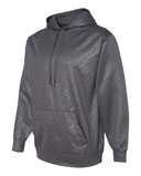 Line Embossed Hooded Sweatshirt