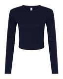 BELLA + CANVAS Women's Micro Rib Long Sleeve Baby Tee 1501