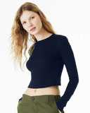 BELLA + CANVAS Women's Micro Rib Long Sleeve Baby Tee 1501