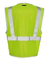 Premium Brilliant Series® Three-Pocket Zippered Mesh Vest