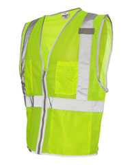 Premium Brilliant Series® Three-Pocket Zippered Mesh Vest