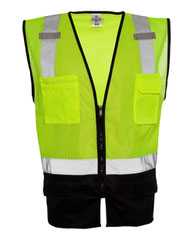 Black Bottom Mesh Class 2 Vest