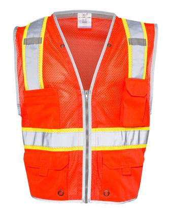 Kishigo Premium Brilliant Series® Heavy-Duty Class 2 Vest 1510-1511