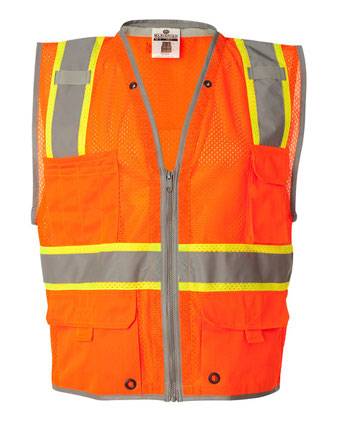 Kishigo Premium Brilliant Series® Heavy-Duty Class 2 Vest 1510-1511