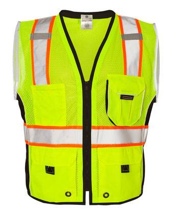 Kishigo Premium Black Series® Heavy-Duty Vest 1513-1514