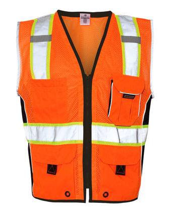 Kishigo Premium Black Series® Heavy-Duty Vest 1513-1514