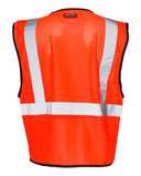 Single Pocket Zipper Mesh Class 2 Vest