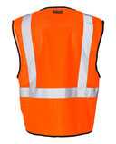 Single Pocket Zipper Mesh Class 2 Vest