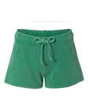 Garment-Dyed Women's French Terry Shorts