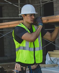 Zippered Mesh Economy Class 2 Vest Zippered Mesh Economy Class 2 Vest