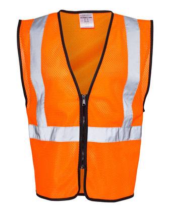 Kishigo Zippered Mesh Economy Class 2 Vest 1547-1548