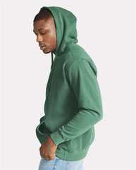 Garment-Dyed Hooded Sweatshirt