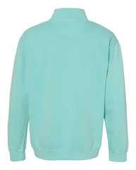 Garment-Dyed Quarter Zip Sweatshirt