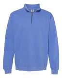 Garment-Dyed Quarter Zip Sweatshirt