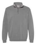 Garment-Dyed Quarter Zip Sweatshirt