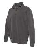 Garment-Dyed Quarter Zip Sweatshirt