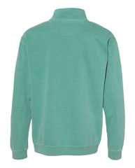 Garment-Dyed Quarter Zip Sweatshirt