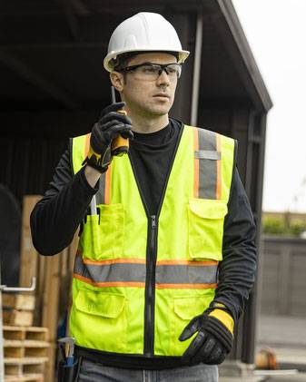 Kishigo 6 Pocket Contrast Class 2 Vest 1580M
