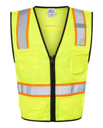 Kishigo 6 Pocket Contrast Class 2 Vest 1580M