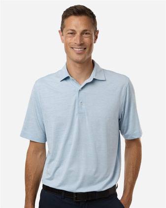 Men's Bohemian Striped Heather Performance Polo