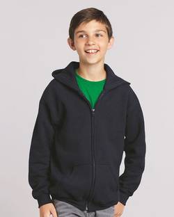 Gildan Heavy Blend™ Youth Full-Zip Hooded Sweatshirt 18600B Gildan Heavy Blend™ Youth Full-Zip Hooded Sweatshirt 18600B
