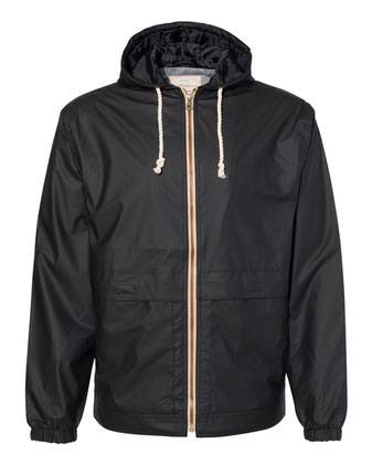 Vintage Hooded Rain Jacket