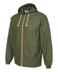 Vintage Hooded Rain Jacket