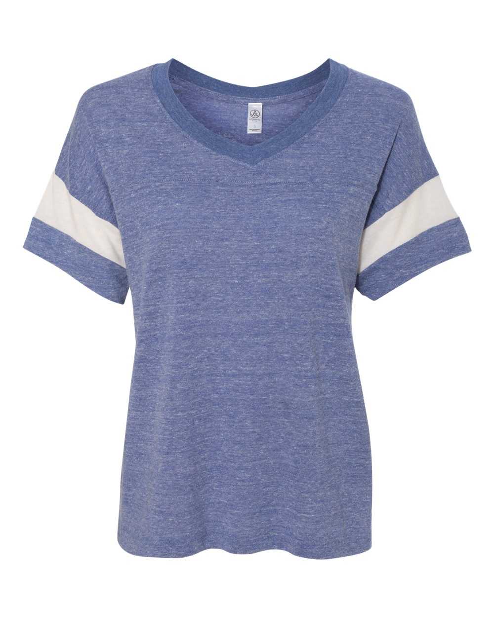 Women's Eco-Jersey Powder Puff V-Neck Tee