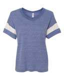 Women's Eco-Jersey Powder Puff V-Neck Tee