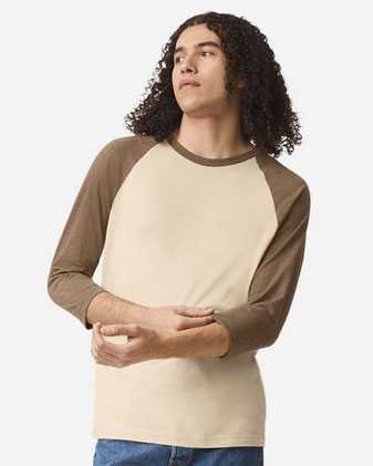 American Apparel CVC Three-Quarter Sleeve Tee 2003CVC