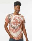 Multi-Color Spiral Tie-Dyed T-Shirt