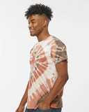 Multi-Color Spiral Tie-Dyed T-Shirt