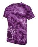 Pawprint Tie-Dyed T-Shirt